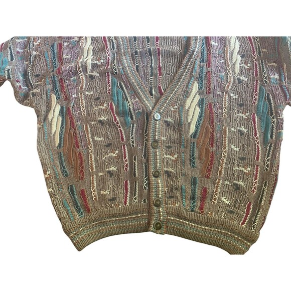 Vintage Carlo Alberto Sweater Mens XL Coogi Knit 90s Australia Pullover Jumper - Picture 7 of 13